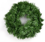 Sztuczny wieniec zielony, 25 cm