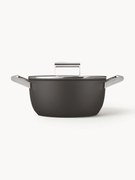 Garnek z powłoką zapobiegającą przywieraniu z pokrywką 50's Style