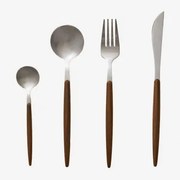 16-częściowy Zestaw Sztućców Ze Stali Nierdzewnej Monovar Chrome - Sklum