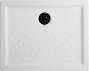 Brodzik prostokątny "Matera" z ceramiki antypoślizgowej z podniesionymi krawędziami cm 80x120h