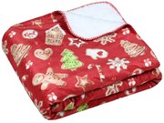 Koc świąteczny z barankiem NOEL, 130 x 160 cm