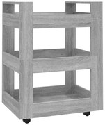 Wózek kuchenny na kółkach szary dąb sonoma N6-L85