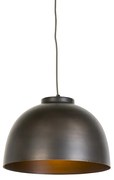 Przemysłowa lampa wisząca brązowa 40 cm - HoodiPrzemysłowy Oswietlenie wewnetrzne