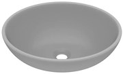 Umywalka łazienkowa na blat jasnoszary mat E0-C65