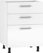 Szafka kuchenna stojąca 60 VENTO D3S-60/82 biały połysk - powystawowa HALMAR