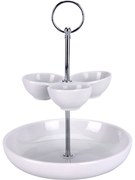 Zestaw do serwowania przekąsek i sosów, Ø 25,5 cm, porcelana
