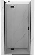 Mexen Mist-H drzwi prysznicowe uchylne lewe 70 cm, transparent, czarne - 8A5-070-000-70-00-L