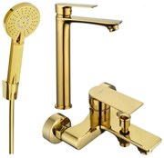 Mexen Royo R40 zestaw wannowy, złoty - 72213R40-50
