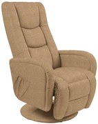 Beżowy Obrotowy Fotel Rozkładany T5-M45