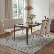 Zestaw do jadalni MCW-G55 (3-częściowy),  kremowy