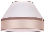 Duolla - Lampa sufitowa AVIGNON 1xE27/15W/230V śr. 50 cm biały/beżowy