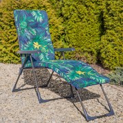 Leżak ogrodowy 2w1 Santander Black Edition G051-02IB PATIO