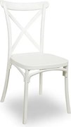Białe krzesło stołowe w stylu chiavari W5-E77