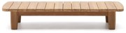 Stolik ogrodowy z litego drewna tekowego 70x140 cm Tirant – Kave Home
