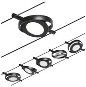 Paulmann 94418 - Zestaw 5x LED 4,5W ROUNDMAC 230V czarny spot
