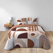 Bawełniana pościel dwuosobowa w kolorze terakoty 240x220 cm Gemma – douceur d'intérieur