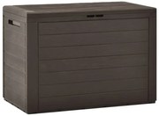 Brązowa zamykana skrzynia ogrodowa D9-G51