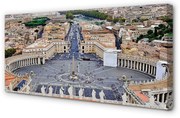 Obraz na płótnie Rzym Watykan plac panorama
