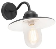 Inteligentna rustykalna lampa ścienna antracytowa IP44 w tym wifi E27 - Kansas Rustykalny / Vintage Oswietlenie wewnetrzne