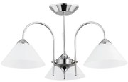 Przysufitowy żyrandol TAPER 3xE27/15W/230V błyszczący chrom