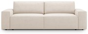 Beżowa rozkładana sofa z materiału bouclé 247 cm Jodie – Micadoni Home