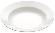 Biały porcelanowy talerz na makaron Maxwell &amp; Williams Basic Bistro, ø 28 cm