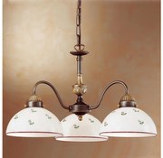 Kolarz 731.83.69 - Żyrandol na łańcuchu NONNA 3xE27/75W/230V czerwony