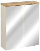 Kaszmirowa wisząca szafka łazienkowa z lustrem B3-F46