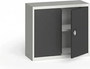 Szafa metalowa, 800 x 950 x 400 mm, 1 półka, szara/grafitowa