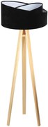 Lampa stojąca GEMSTONE czarna/sosna BPS KONCEPT