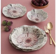 24-częściowy zestaw obiadowy, wielobarwny, porcelana