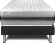 lózka z materacem VITAL SPRING RECOVER 120 x 190 cm Rama lózka Czarny