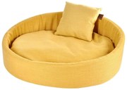 Żółte legowisko dla psów 60x80 cm – Love Story