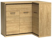 Komoda narożna hikora naturalna T3-M34