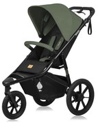Lionelo - Wózek AZURA czarny/zielony