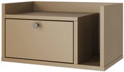 Wisząca szafka nocna z szufladą cappuccino K2-P74