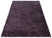 Dywan shaggy Enjoy fioletowy wielokolorowy 60 cm x 110 cm