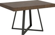 Stół rozkładany 130/234x90 cm Abbraccio orzech nogi antracytowe
