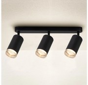 Brilagi - Spot łazienkowy SELE 3xGU10/30W/230V IP44 czarny