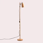 Regulowana Lampa Podłogowa Z Żelaza Charlotte Marrón Bombón - Sklum