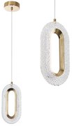LAMPA WISZĄCA KRYSZTAŁOWA LED G113-1CP Złota