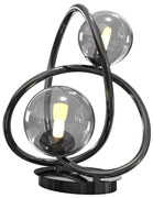 Wofi 8014-205 - LED Lampa stołowa NANCY 2xG9/3,5W/230V czarny/chrom