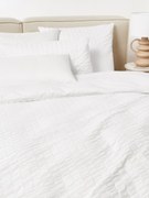 Poszwa na kołdrę z tkaniny typu seersucker Esme