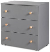 Szara dziecięca komoda VALLE