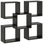 Czarna Minimalistyczna Półka Ścienna W2-L12