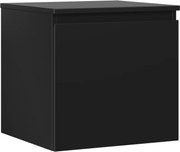 Mexen Orio szafka łazienkowa podumywalkowa 50 cm z blatem, 1 szuflada, czarna mat - 91A10-05047-1-BFC71