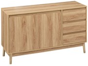 Niska komoda do salonu ABANA, 120 x 39 x 76 cm