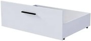Biała modułowa szuflada pod łóżko F7-E90