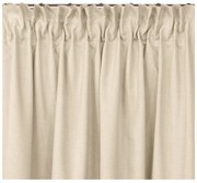 Kremowa zasłona 220x270 cm Carmena – Homede