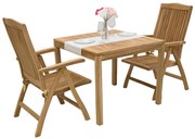 Zestaw ogrodowy teak LAGUNA QUATRO 1+2